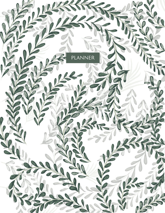 Leaves Planner - Undated Monthly and Weekly