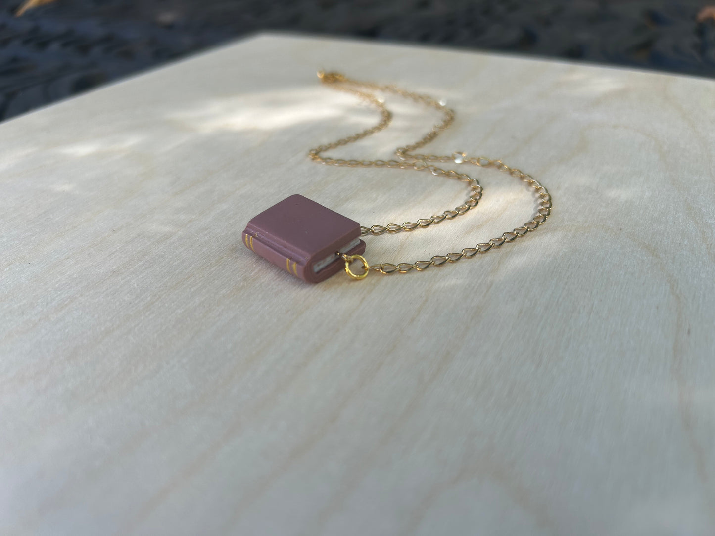 Brown Book - Necklace